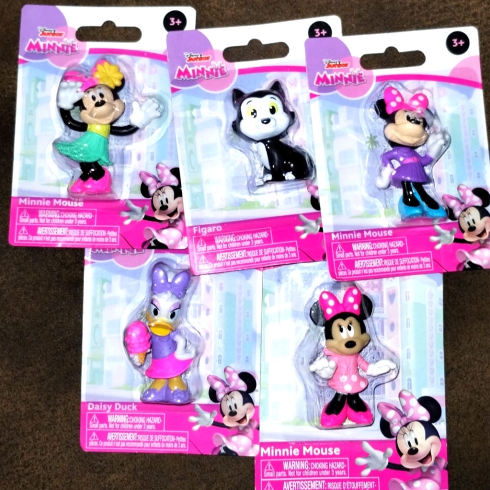 🆕️ Disney Junior Minnie Lot of 5 Micro figures